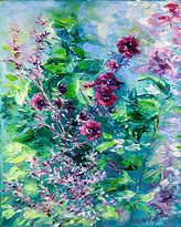 Image result for Abstract Flower Paintings