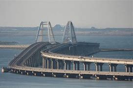 Image result for Damage at Kerch Bridge After Explosions
