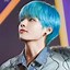 Image result for Kim Tae Hyung Blue