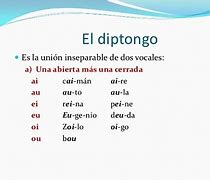 Image result for diptongo