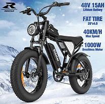 Image result for Fat Tire Folding Electric Bike