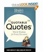 Image result for Reader's Digest Quotable Quotes