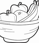 Image result for Fruit Bowl Coloring Sheet