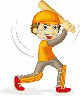 Image result for Kids Playing Cricket Cartoon