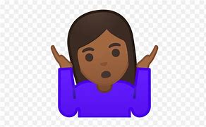 Image result for Black Girl Shoulder Shrug Emoji iPhone