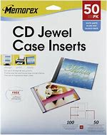 Image result for CD Jewel Case Inserts
