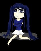 Image result for Girl Tears Blue Contact Lenses