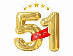 Image result for 51 Years Logo
