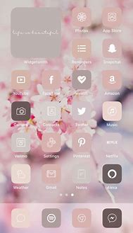 Image result for Aesthetic iPhone Home Screen