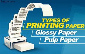 Image result for Printing Paper Types