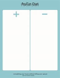 Image result for Blank Pros and Cons of Two Options Template for Free