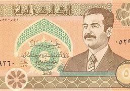 Image result for Saddam Hussein and the Gold Dinar