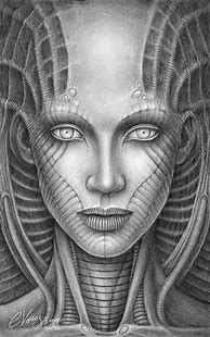Image result for Alien Humanoid Realistic Art