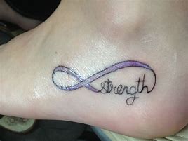 Image result for Infinity Tattoo with Strength