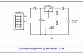 Image result for Solar Charger Circuit Diagram