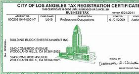 Image result for Los Angeles City Business License