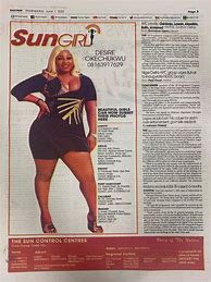 Image result for Nigeria Sun Newspaper Girls