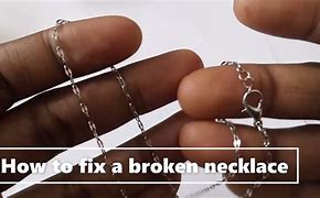 Image result for How to Fix a Broken Letter Necklace