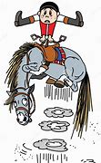 Image result for Horse Bucking Rider Off Cartoon