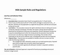 Image result for Hoa Rules and Regulations Template