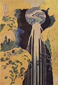 Image result for Hokusai Waterfall