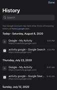 Image result for My Previous Search History