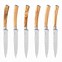 Image result for Serrated Steak Knives Wooden Handle