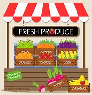 Image result for Produce Stand Clip Art