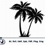 Image result for Beach Palm Tree SVG Free