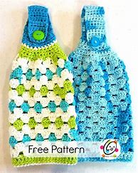 Image result for Crochet Hanging Dish Cloths