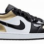 Image result for Black and Gold Nike's