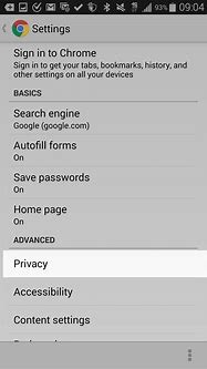 Image result for Clear Browser Cache Android
