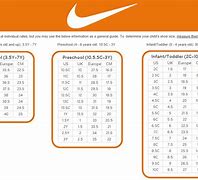 Image result for Nike Girls Size Chart