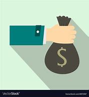 Image result for Hand Holding Money Bag Icon