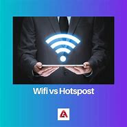 Image result for WiFi vs Hotspot