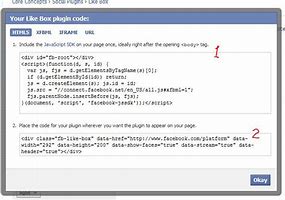 Image result for Facebook Like Box Coding HTML Code