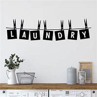Image result for Laundry Room Vinyl Wall Art
