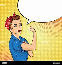 Image result for We Can Do It Feminist Cartoon