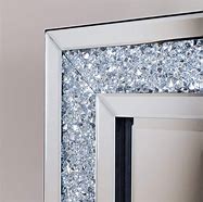 Image result for Large Crushed Diamond Mirror