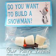 Image result for Do You Want to Build a Snowman Printable
