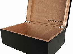 Image result for Wooden Box with Hinged Lid