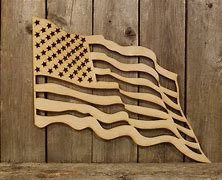 Image result for Wooden Flag Laser-Cut