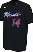 Image result for Black Playoff Miami Heat Shirt