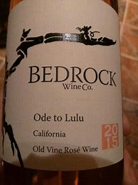 Image result for Bedrock Co Ode to Lulu Old Vine Rose