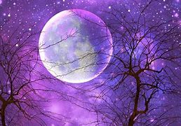 Image result for Starry Galaxy Moon