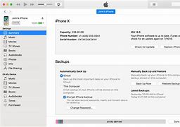 Image result for iTunes Backup Screen