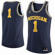 Image result for Michigan Basketball Jersey