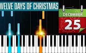 Image result for 12 Days of Christmas Piano Sheet Music