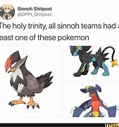 Image result for Pokemon Sinnoh Memes