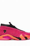 Image result for Air Jordan 14 Retro Pink and Black